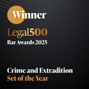 Legal 500 - Winner 'Crime and Extradition Set of the Year' 2025